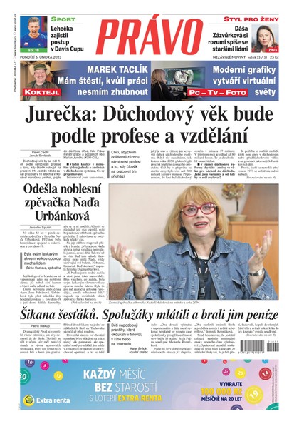 E-magazín Deník Právo - 6.2.2023 - Borgis, a.s.