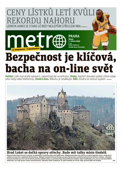 E-magazín METRO - 7.2.2023 - MAFRA, a.s.