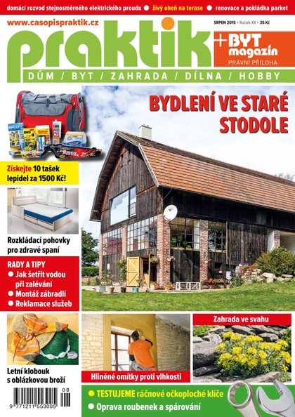 E-magazín PRAKTIK & příloha Byt magazín 8/2015 - Pražská vydavatelská společnost