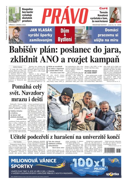 E-magazín Deník Právo - 8.2.2023 - Borgis, a.s.