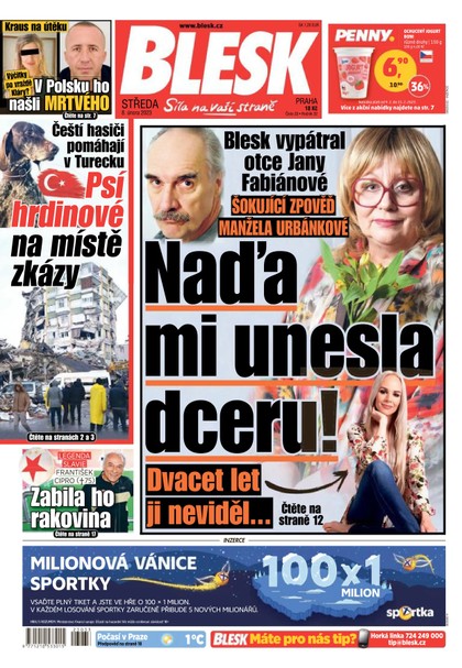 E-magazín Blesk - 8.2.2023 - CZECH NEWS CENTER a. s.
