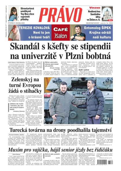 E-magazín Deník Právo - 9.2.2023 - Borgis, a.s.