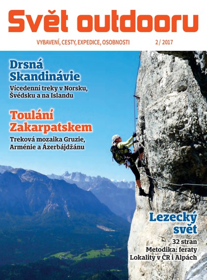E-magazín Svět Outdooru 2/2017 - HIKE, BIKE, PADDLE, TRAVEL, RUN, RUM, z.s.