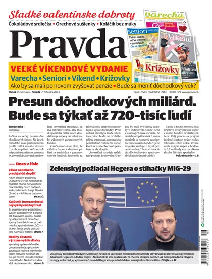 E-magazín Denník Pravda 10. 2. 2023 - OUR MEDIA SR a. s.