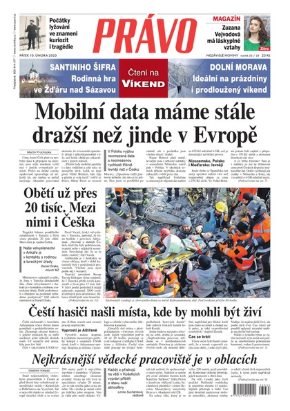 E-magazín Deník Právo - 10.2.2023 - Borgis, a.s.