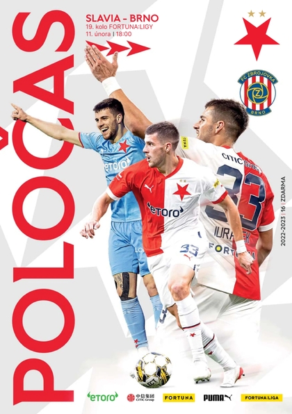 E-magazín Poločas 2022/23 č.16 Slavia - Brno - SK Slavia Praha