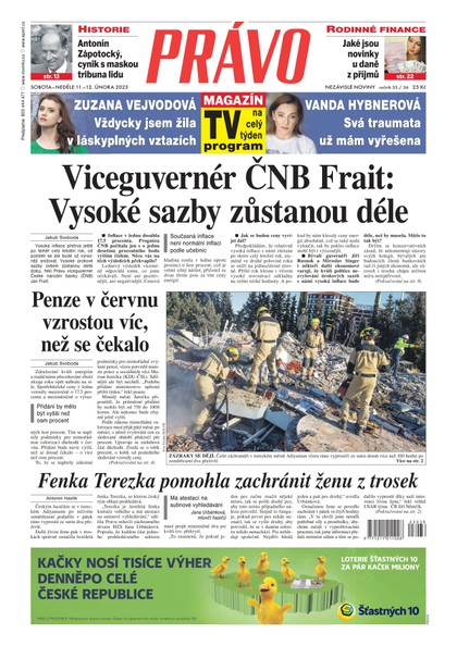 E-magazín Deník Právo - 11.2.2023 - Borgis, a.s.