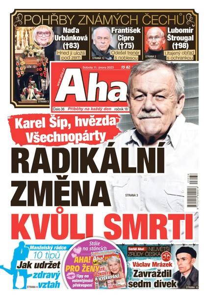 E-magazín AHA! - 11.2.2023 - CZECH NEWS CENTER a. s.