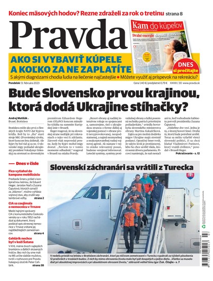 E-magazín Denník Pravda 13. 2. 2023 - OUR MEDIA SR a. s.