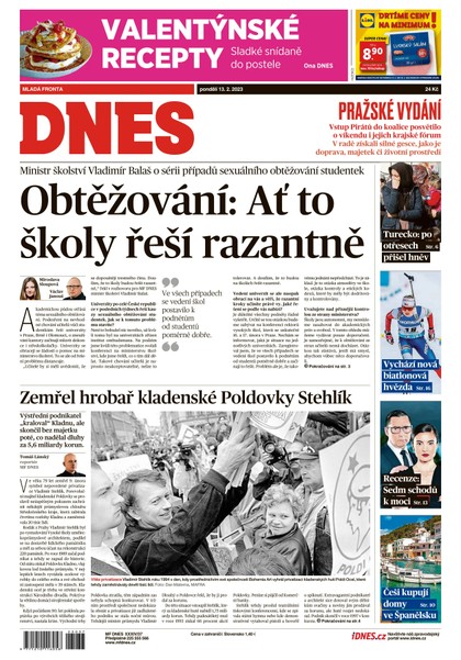 E-magazín MF DNES - 13.2.2023 - MAFRA, a.s.