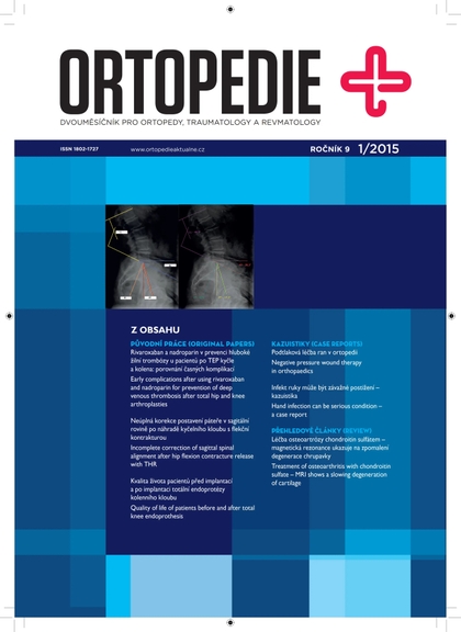 E-magazín Ortopedie 1/2015 - EEZY Publishing