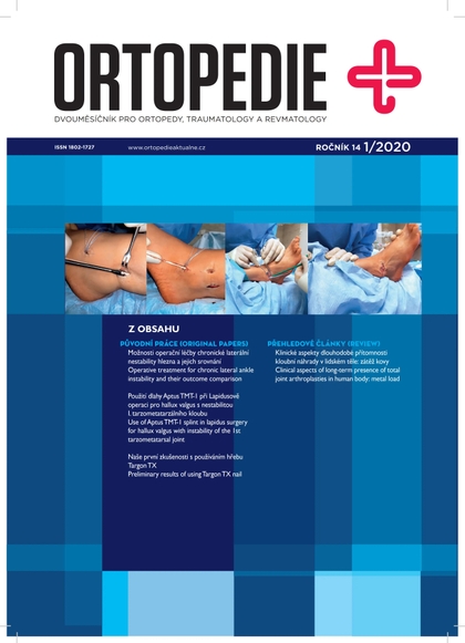 E-magazín Ortopedie 1/2020 - EEZY Publishing