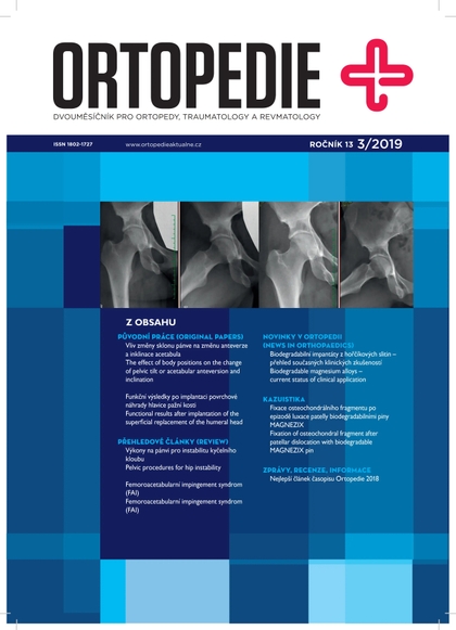 E-magazín Ortopedie 3/2019 - EEZY Publishing