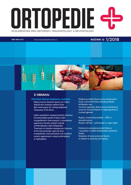 E-magazín Ortopedie 1/2018 - EEZY Publishing