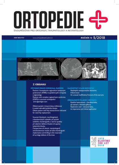 E-magazín Ortopedie 5/2018 - EEZY Publishing