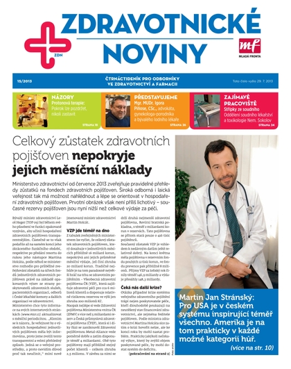 E-magazín Zdravotnictví a medicína 15/2013 - EEZY Publishing