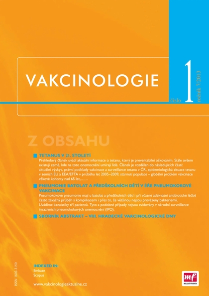 E-magazín Vakcinologie 01/2013 - EEZY Publishing