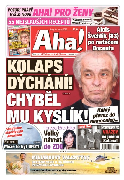 E-magazín AHA! - 14.2.2023 - CZECH NEWS CENTER a. s.