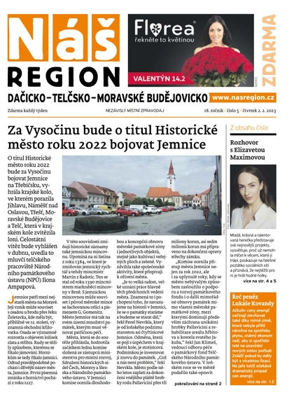 E-magazín Náš Region - Dačicko 5/2023 - A 11 s.r.o.
