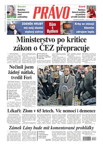 E-magazín Deník Právo - 15.2.2023 - Borgis, a.s.