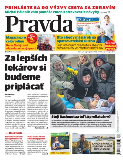 E-magazín Denník Pravda 16. 2. 2023 - OUR MEDIA SR a. s.