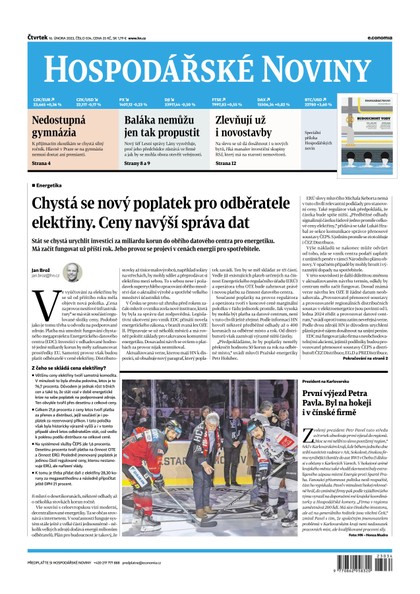 E-magazín HN 034 - 16.2.2023 - Economia, a.s.