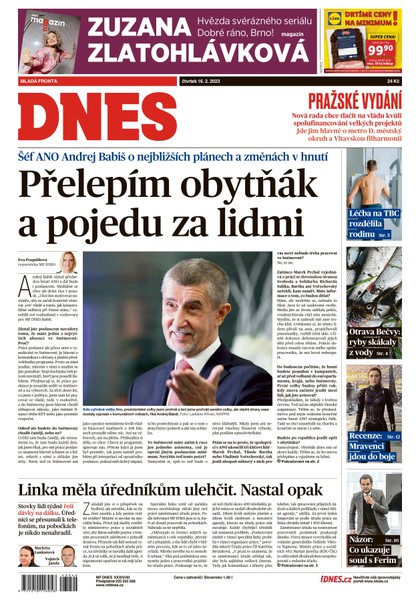 E-magazín MF DNES - 16.2.2023 - MAFRA, a.s.