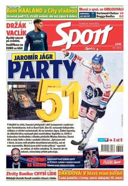 E-magazín Sport - 16.2.2023 - CZECH NEWS CENTER a. s.