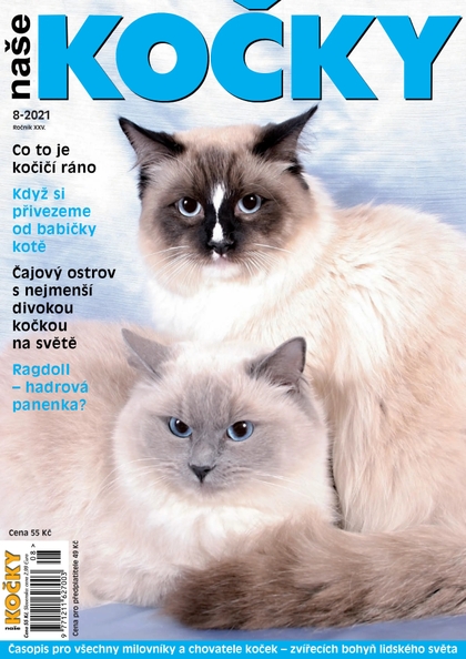 E-magazín Naše kočky, 08-2021 - Nakladatelství Minerva CZ, s. r. o.