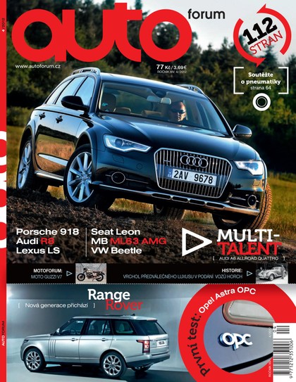 E-magazín AUTOforum 4/2012 - MotorCom s.r.o.