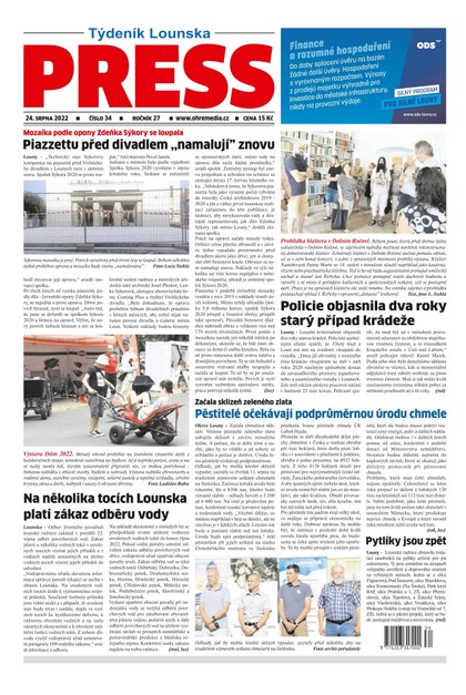E-magazín Lounský press 34/2022 - Ohře Media