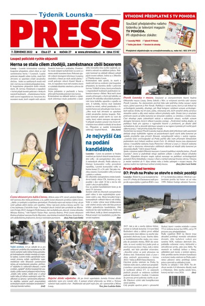 E-magazín Lounský press 27/2022 - Ohře Media