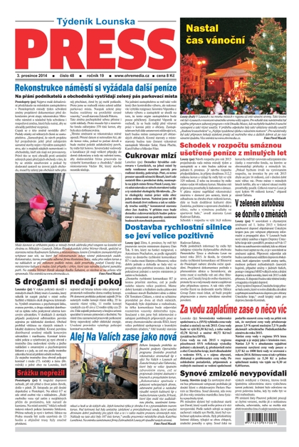 E-magazín Lounský press 48/2014 - Ohře Media