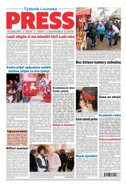 E-magazín Lounský press 49/2014 - Ohře Media