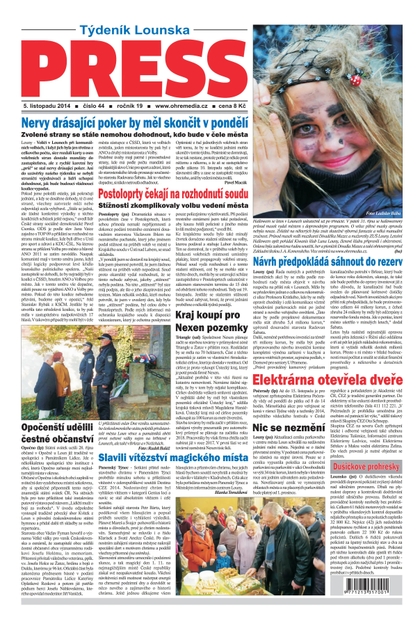 E-magazín Lounský press 44/2014 - Ohře Media
