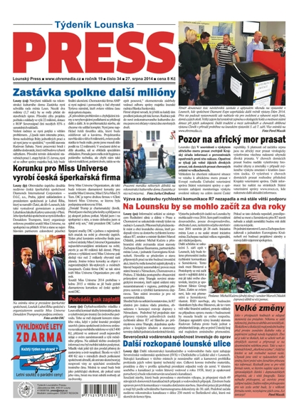 E-magazín Lounský press 34/2014 - Ohře Media