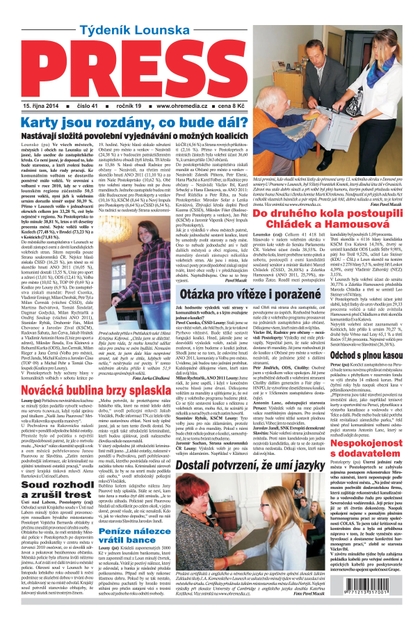 E-magazín Lounský press 41/2014 - Ohře Media