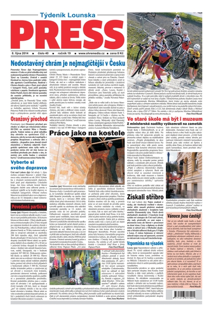 E-magazín Lounský press 40/2014 - Ohře Media