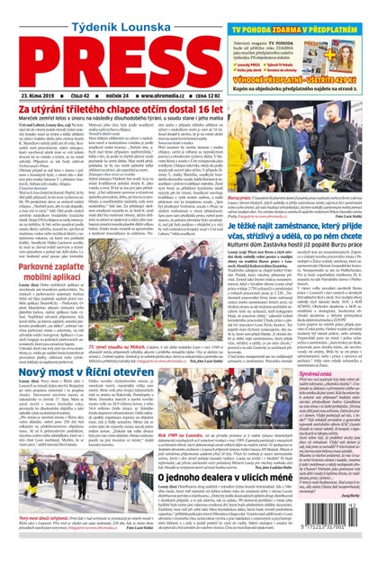 E-magazín Lounský press 42/2019 - Ohře Media