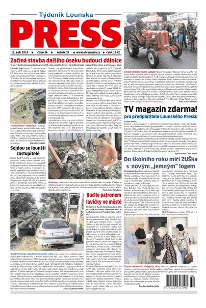 E-magazín Lounský press 36/2019 - Ohře Media