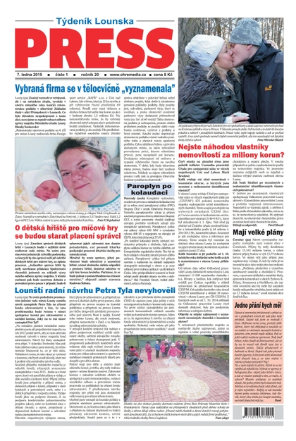 E-magazín Lounský press 1/2015 - Ohře Media