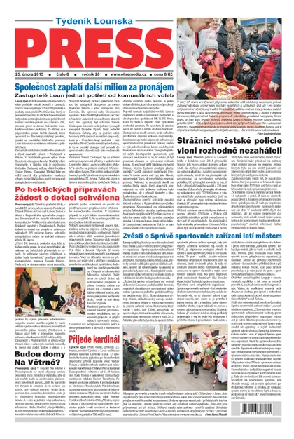 E-magazín Lounský press 8/2015 - Ohře Media