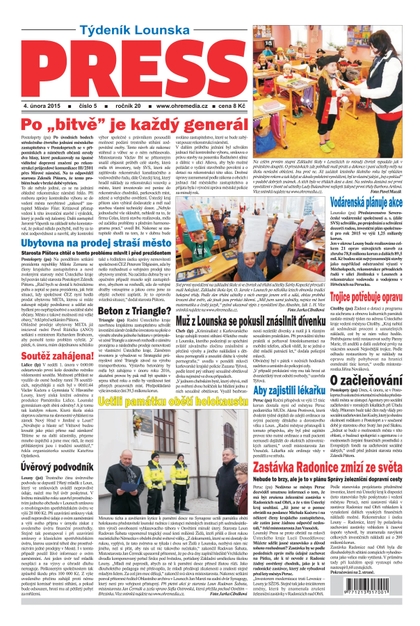 E-magazín Lounský press 5/2015 - Ohře Media