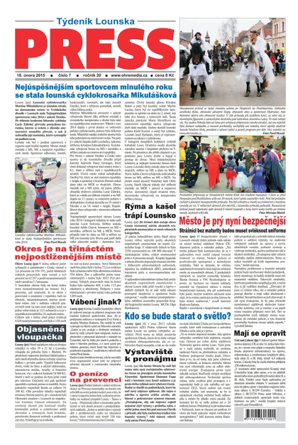 E-magazín Lounský press 7/2015 - Ohře Media