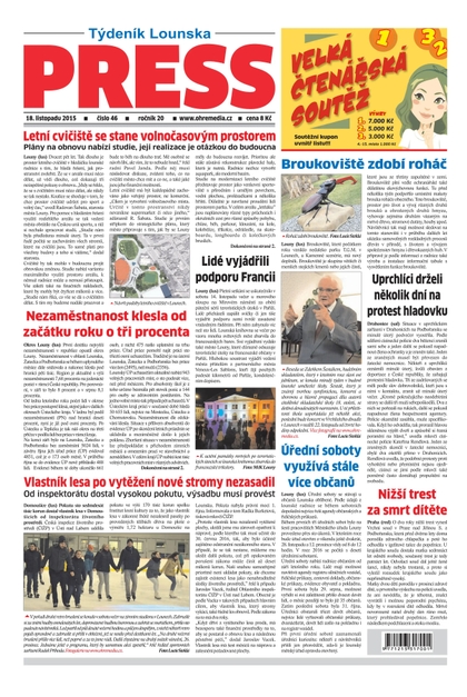 E-magazín Lounský press 46/2015 - Ohře Media