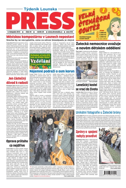 E-magazín Lounský press 44/2015 - Ohře Media