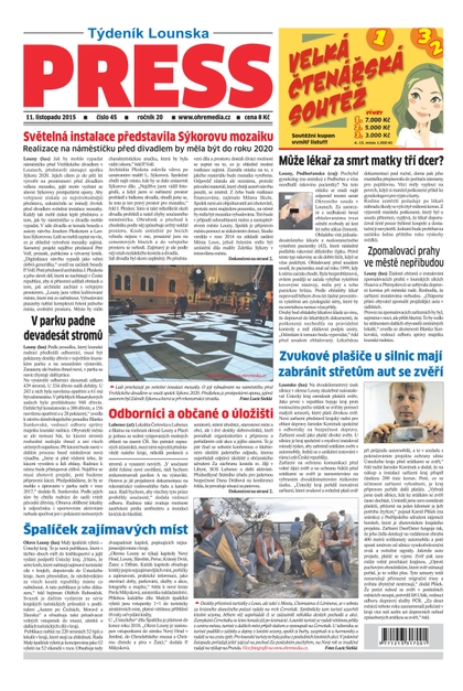 E-magazín Lounský press 45/2015 - Ohře Media