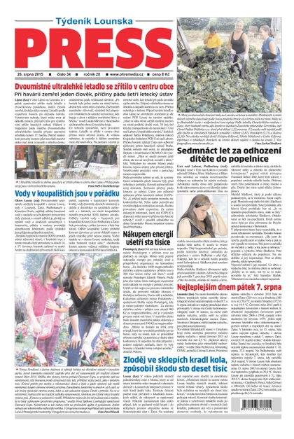 E-magazín Lounský press 34/2015 - Ohře Media