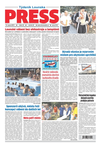 E-magazín Lounský press 32/2015 - Ohře Media