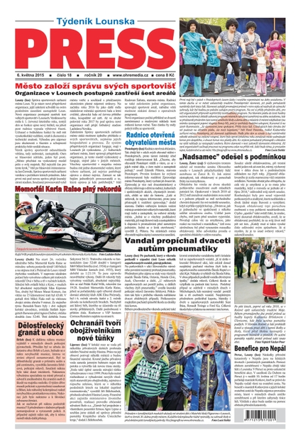 E-magazín Lounský press 18/2015 - Ohře Media